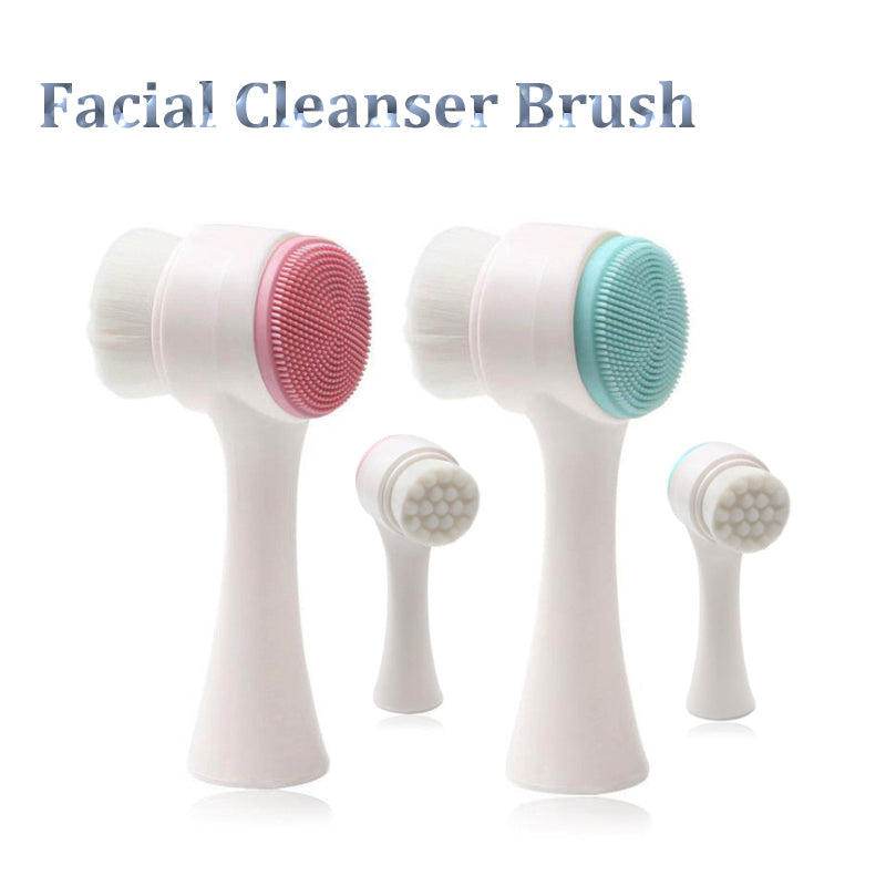 Double-sided Facial Cleanser Brush - IRSIOBEAUTY