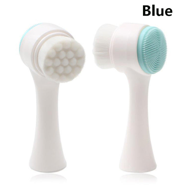 Double-sided Facial Cleanser Brush - IRSIOBEAUTY