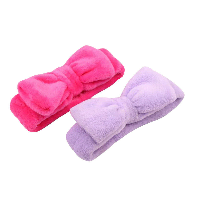 Bow-knot Fleece Headband - IRSIOBEAUTY